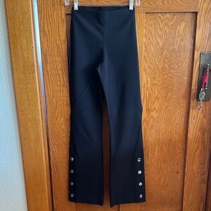 INC International Concepts Black Pants with Silver Buttons